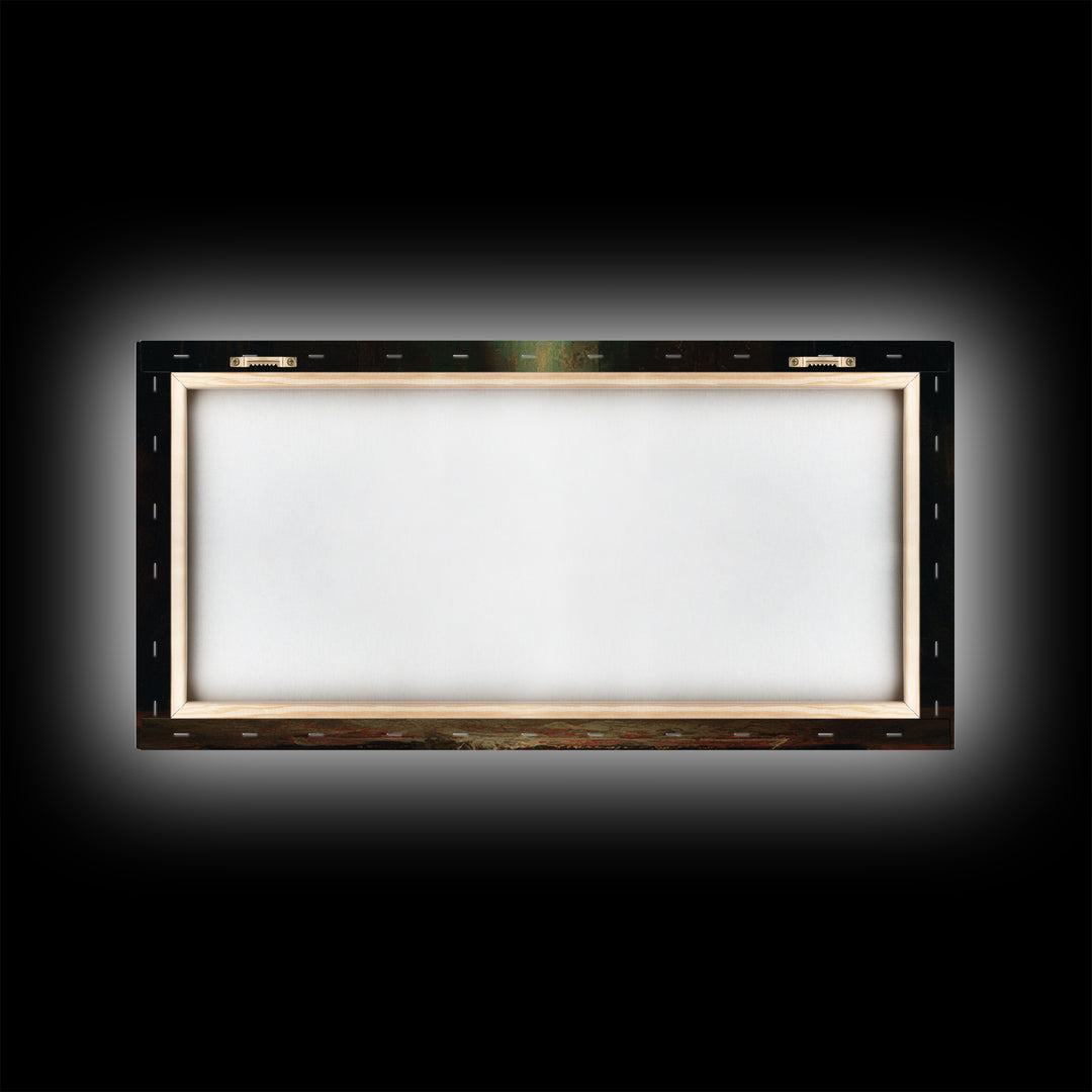 Dark Red Velvet Framed Canvas Print, Baroque Art, Contemporary Art, Living Room Decor, Fine Art, Ornate, 3d Wall Art, BAO-2x1-91