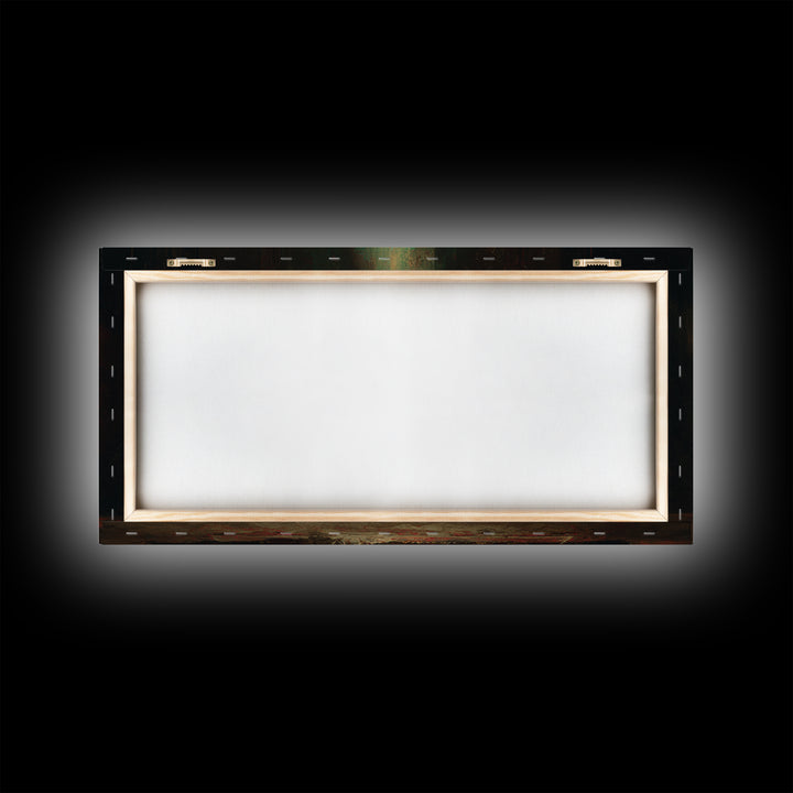 Dark Red Velvet Framed Canvas Print, Baroque Art, Contemporary Art, Living Room Decor, Fine Art, Ornate, 3d Wall Art, BAO-2x1-91
