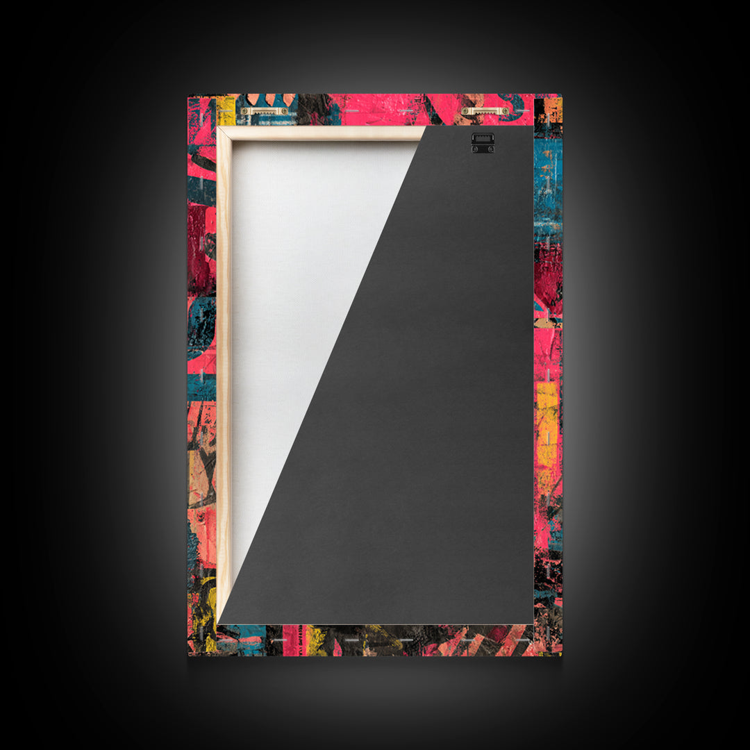 Comic Book Hero Silhouette Framed Canvas Print, Basement Art, Neutral Decor, Living Room Decor, Fine Art, Retreat, Wall Art, BAS-2x3-19