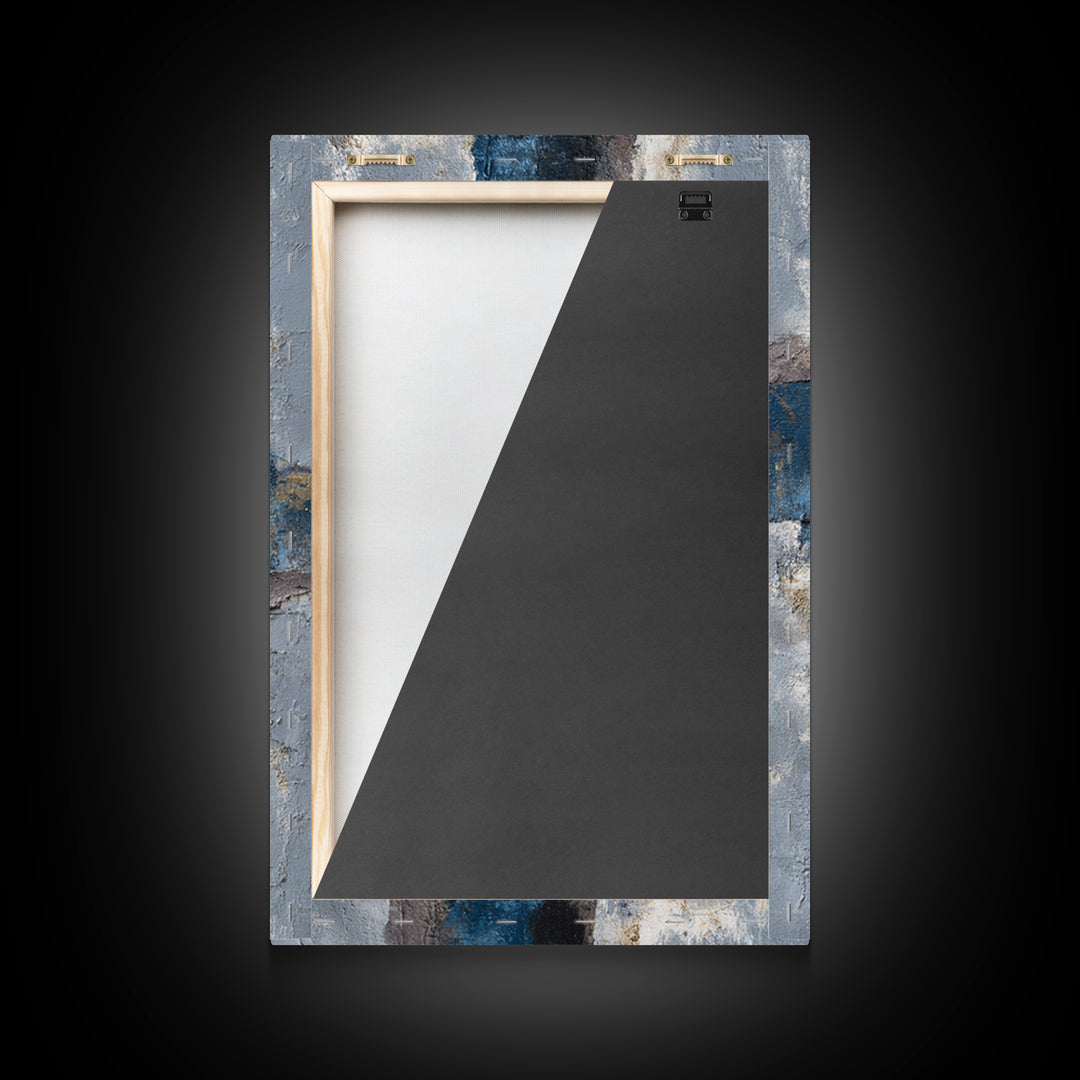 Abstract Soundwave Art Framed Canvas Print, Basement Art, Trendy Wall Art, Living Room Decor, Retreat, Original Art Prints, BAS-2x3-28