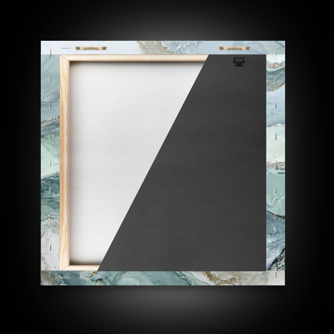 Abstract Marble Texture Framed Canvas Print, Bathroom Art, Luxury Decor, Bathroom Decor, Abstract Art, Spa, Digital Wall Art, BAT-1x1-40