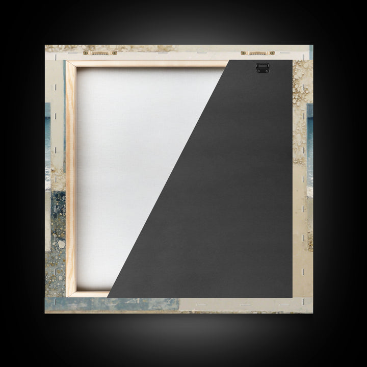 Clean Geometric Forms Canvas Print, Bathroom Art, Bathroom Wallpaper, Bathroom Decor, Abstract Art, Spa, Luxury Decor, BAT-1x1-69