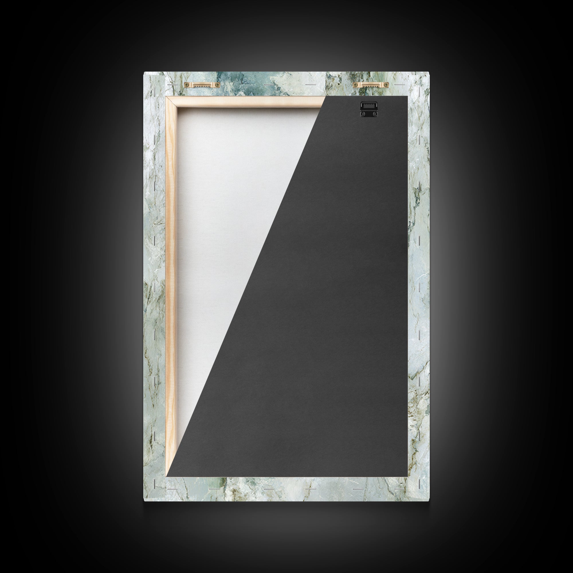 Abstract Marble Texture Framed Canvas Print, Bathroom Art, Dopamine Decor, Bathroom Decor, Abstract Art, Spa, Halloween Art, BAT-2x3-24