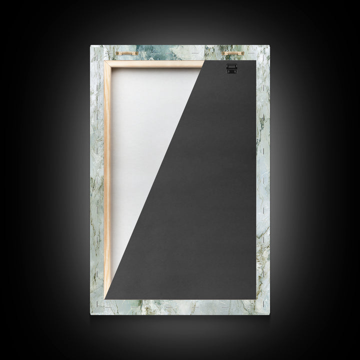 Abstract Marble Texture Framed Canvas Print, Bathroom Art, Dopamine Decor, Bathroom Decor, Abstract Art, Spa, Halloween Art, BAT-2x3-24