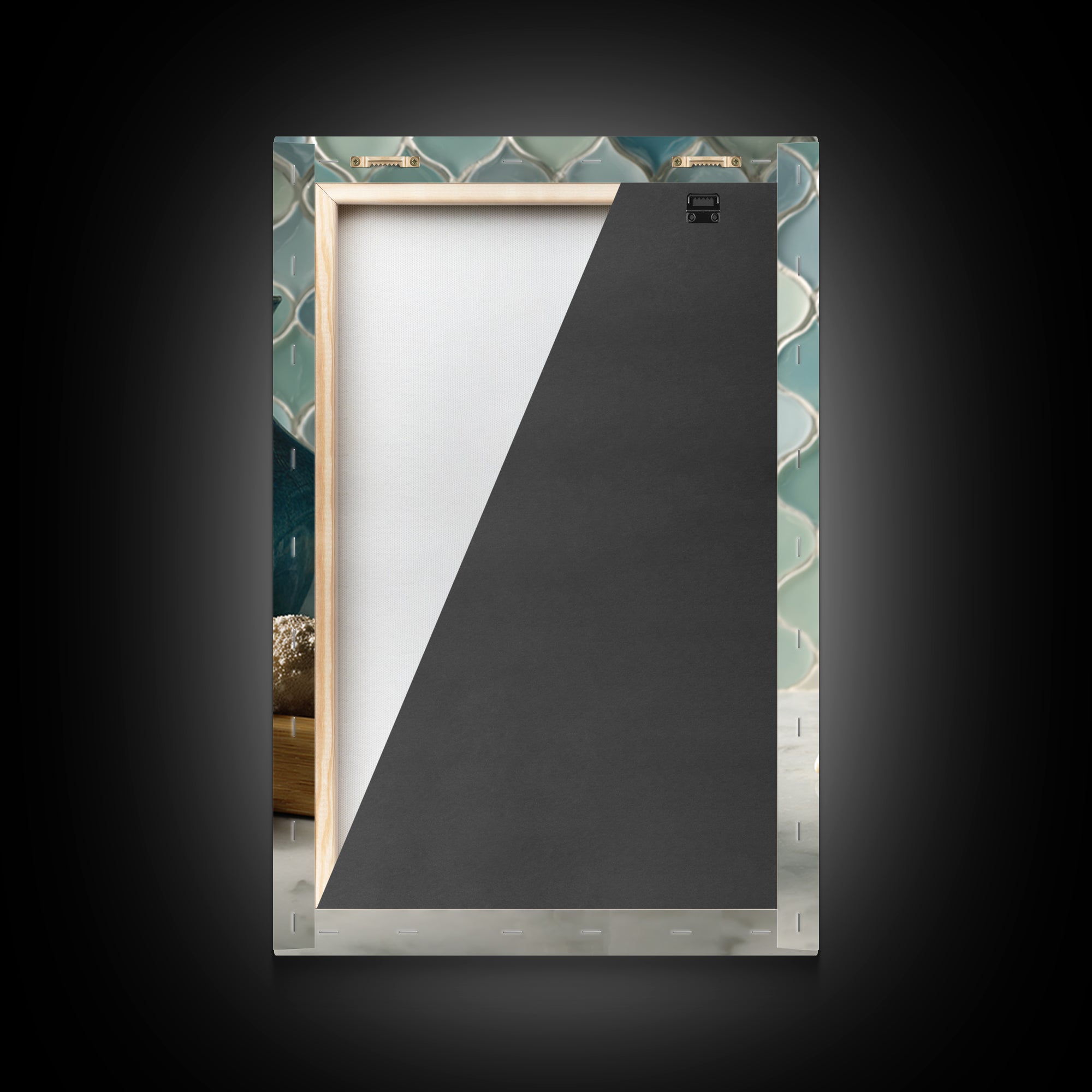 Clean Geometric Forms Canvas Print, Bathroom Art, Luxury Decor, Bathroom Decor, Abstract Art, Spa, Digital Wall Art, BAT-2x3-29