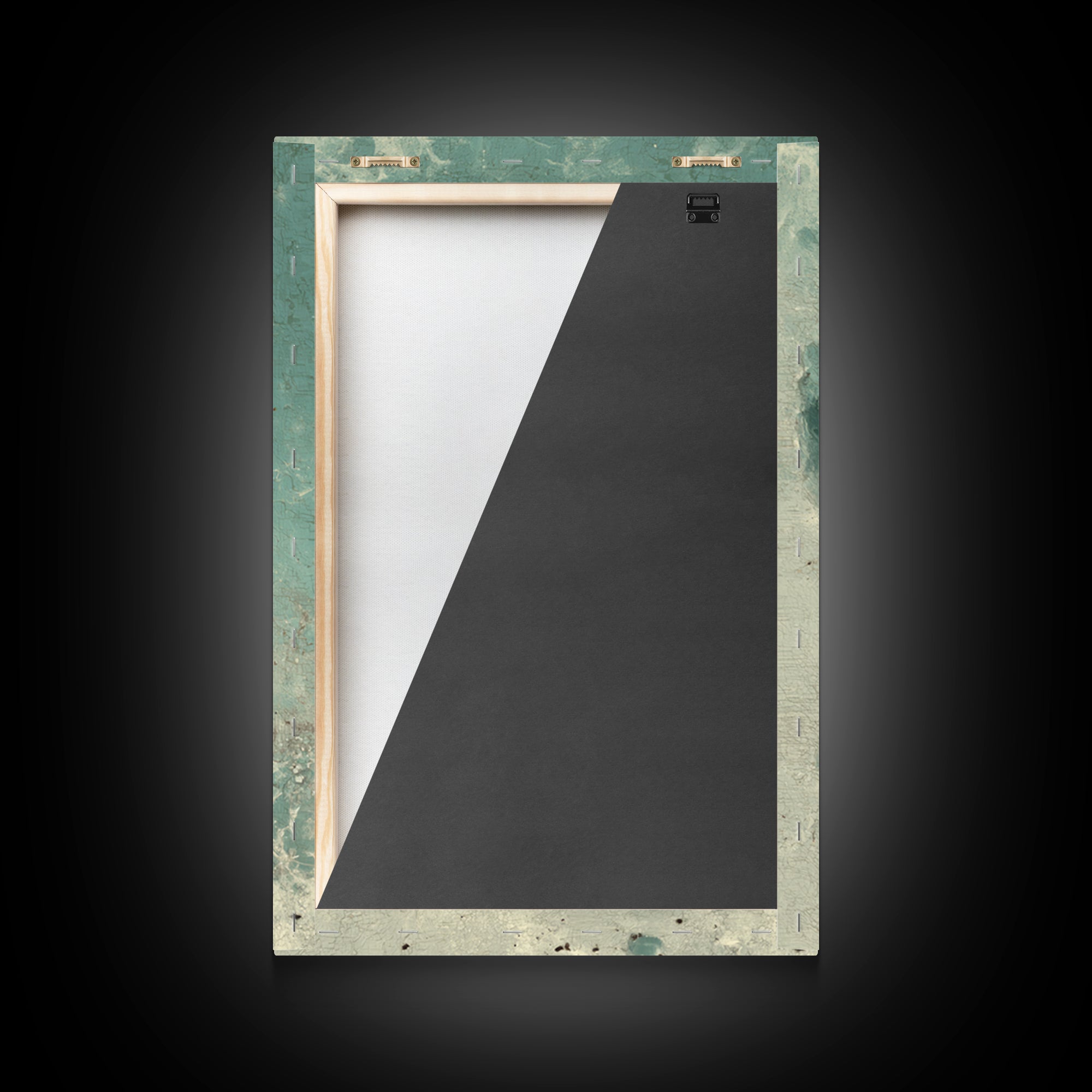 Minimal Koi Fish Swimming Through Clear Water Framed Canvas Print, Bathroom Art, Gallery Decor, Bathroom Decor, Fine Art, Spa, BAT-2x3-64