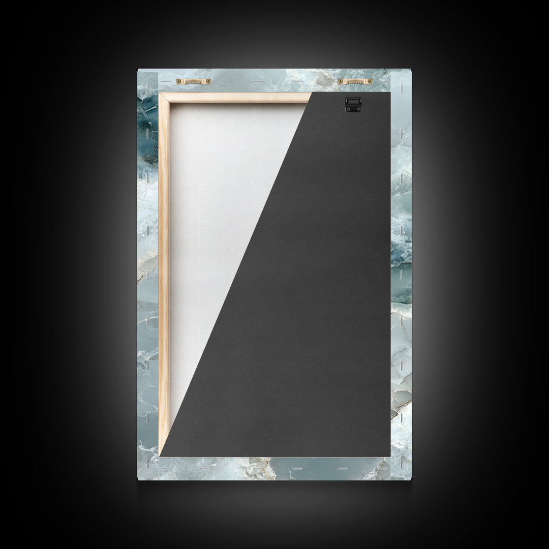 Abstract Marble Texture Canvas Print, Bathroom Art, Contemporary Art, Bathroom Decor, Abstract Art, Spa, Framed Wall Art, BAT-2x3-96