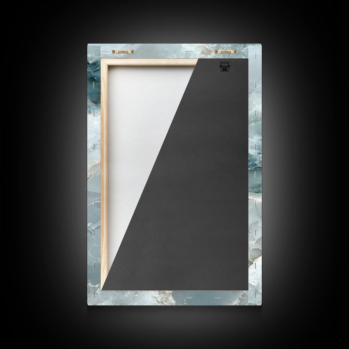 Abstract Marble Texture Canvas Print, Bathroom Art, Contemporary Art, Bathroom Decor, Abstract Art, Spa, Framed Wall Art, BAT-2x3-96