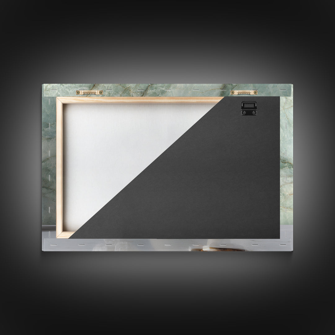 Abstract Marble Texture Framed Canvas Print, Bathroom Art, Bathroom Decor, Abstract Art, Spa, Bathroom Wall Decor, BAT-3x2-20