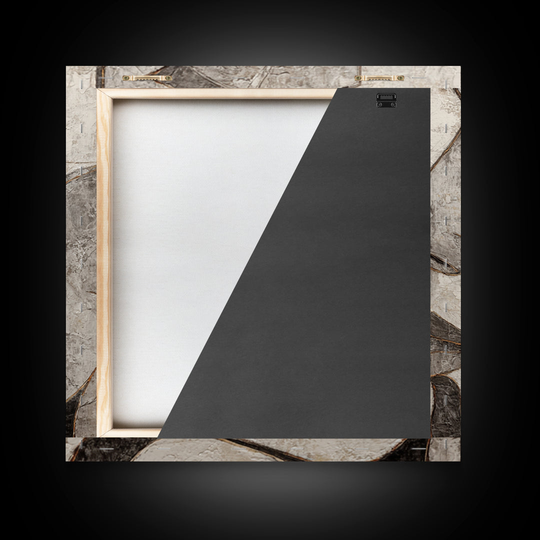 Monochrome Female Profile Canvas Print, Black and White Art, Room Decor, Living Room Decor, Abstract Art, Monochrome, BAW-1x1-25