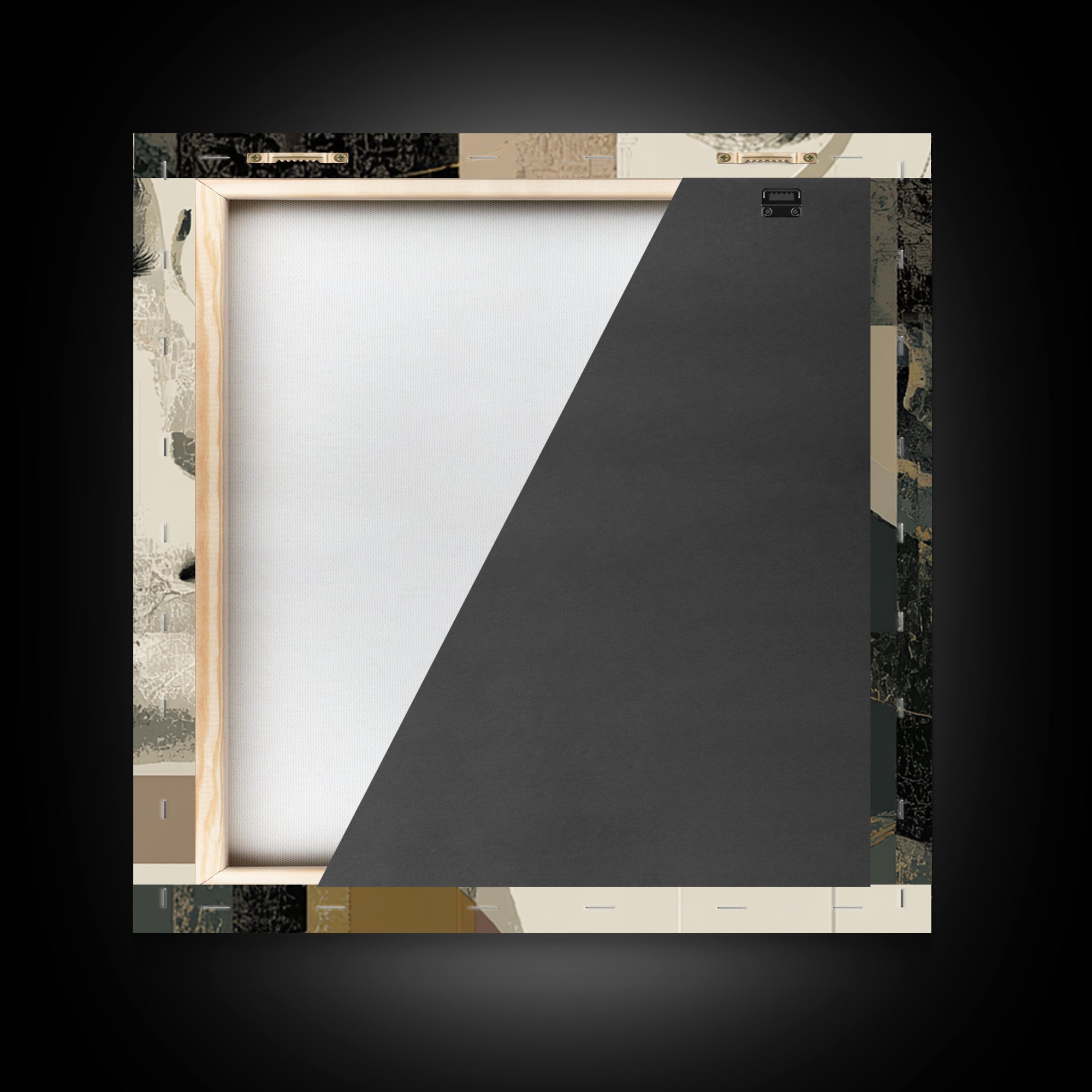 Monochrome Female Profile Canvas Print, Black and White Art, Room Decor, Living Room Decor, Abstract Art, Monochrome, BAW-1x1-49