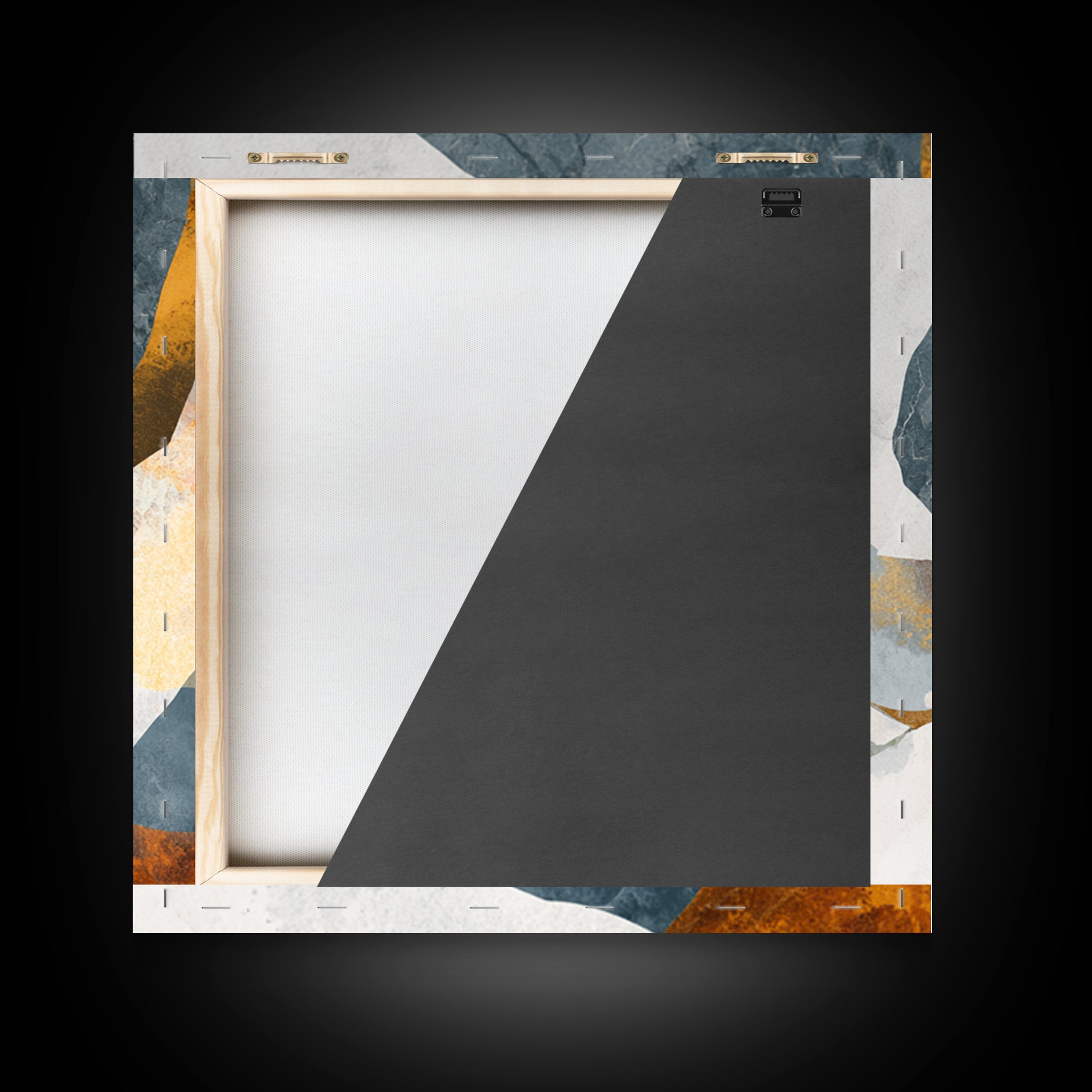 Abstract Marble Texture Framed Canvas Print, Black and White Art, Neutral Decor, Living Room Decor, Fine Art, Monochrome, BAW-1x1-63