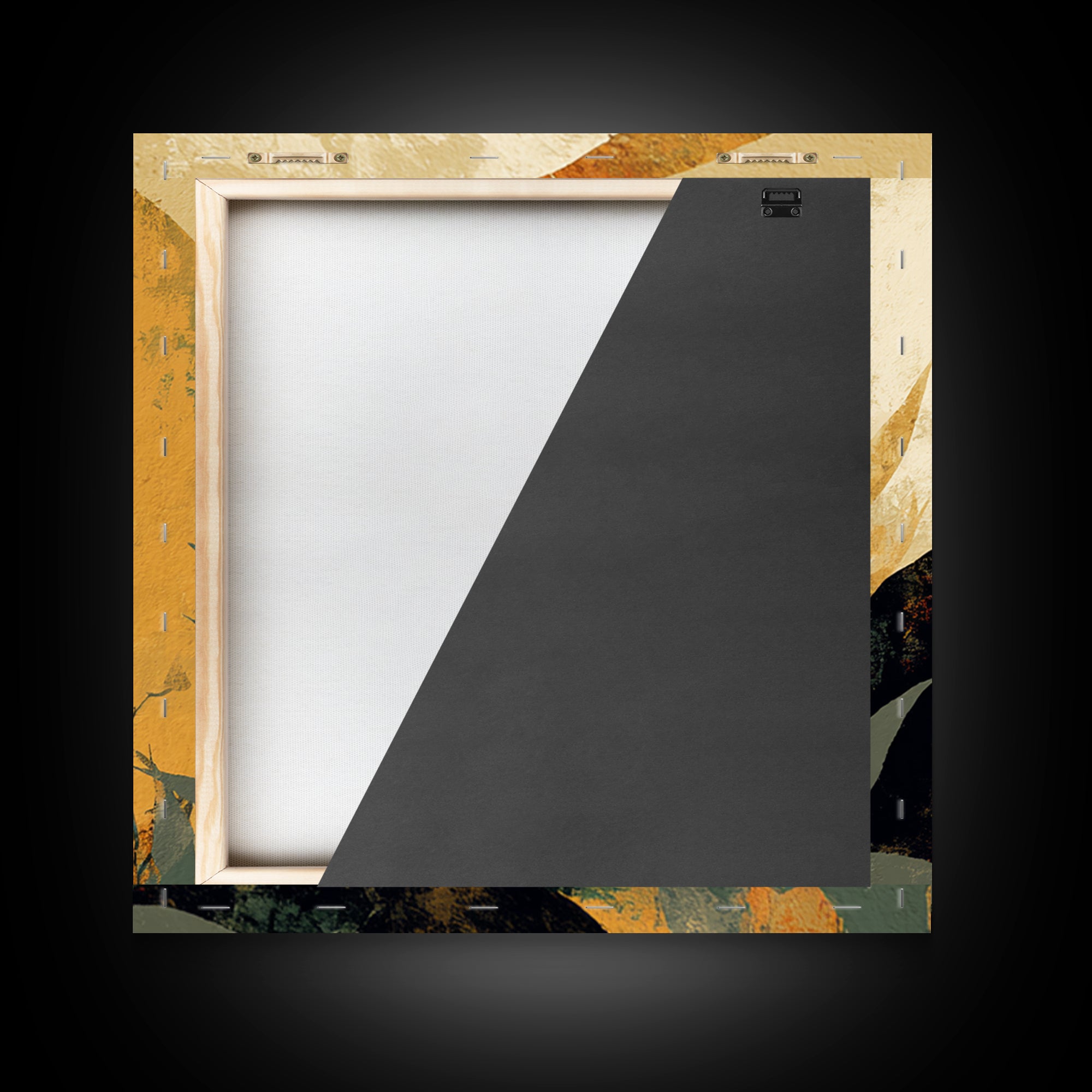 Black Cat Silhouette Framed Canvas Print, Black and White Art, Minimalist Decor, Living Room Decor, Fine Art, Monochrome, BAW-1x1-88