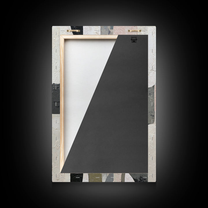 Abstract Marble Texture Canvas Print, Black and White Art, Apartment Decor, Living Room Decor, Monochrome, Photo Prints, BAW-2x3-71
