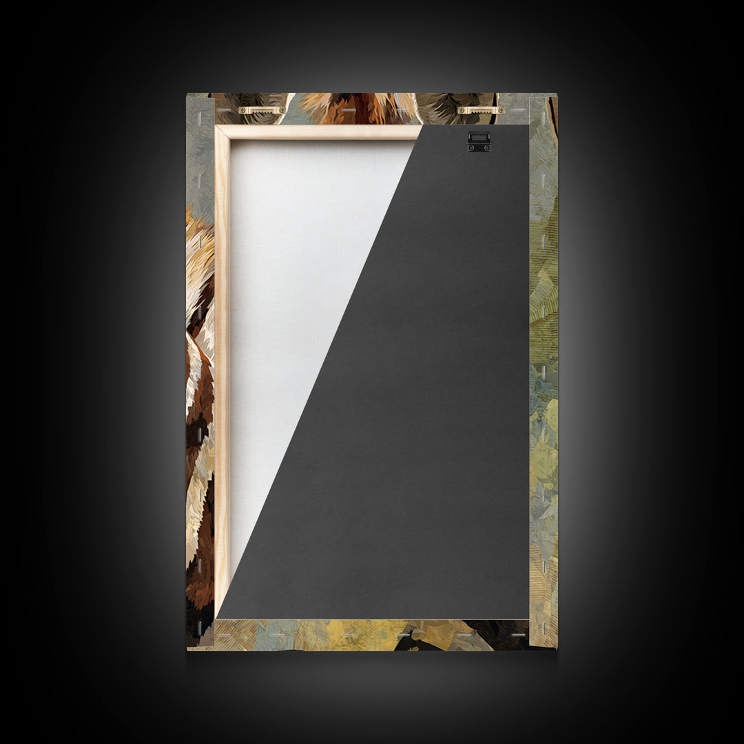 Zebra Stripe Closeup as Graphic Abstraction Canvas Print, Black and White Art, Wood Wall Art, Living Room Decor, Monochrome, BAW-2x3-88