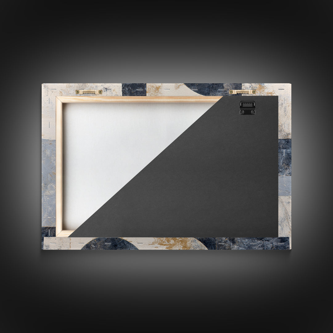 Abstract Marble Texture Canvas Print, Black and White Art, Digital Art, Living Room Decor, Abstract Art, Monochrome, BAW-3x2-67