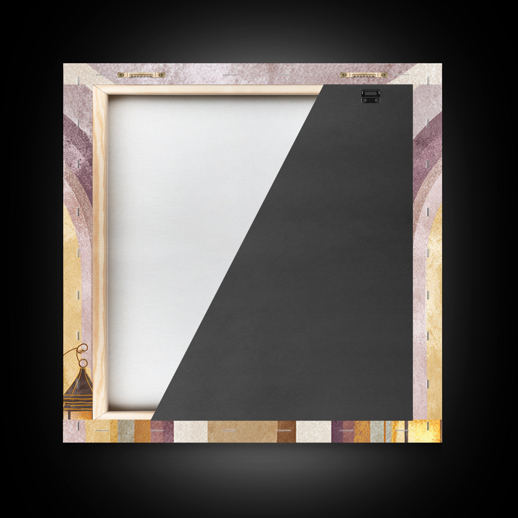 Neutral Rainbow Arches Framed Canvas Print, Boho Art, Printable Art, Living Room Decor, Fine Art, Bohemian, Neutral Decor, BOH-1x1-27