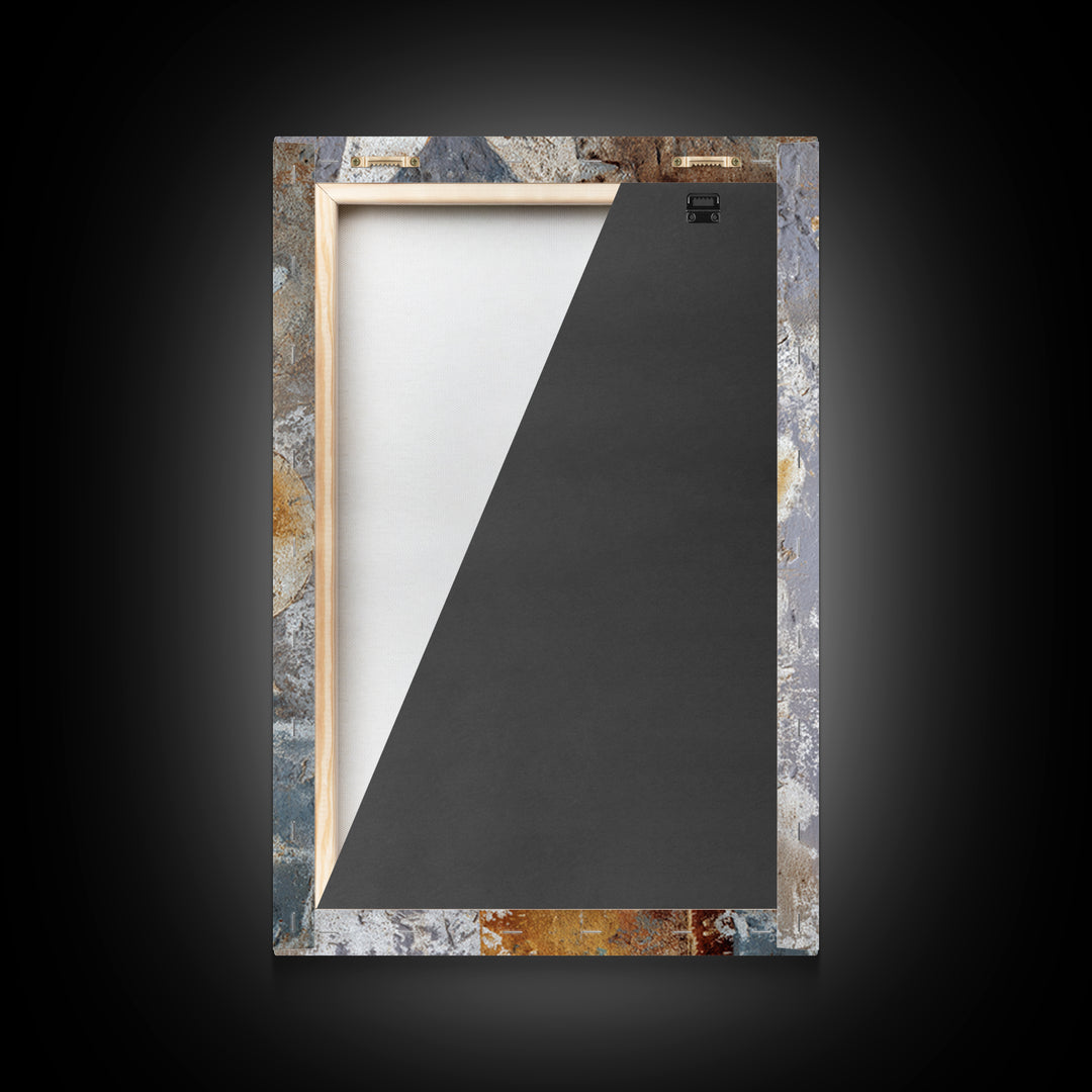 Minimal Black Line Figure Framed Canvas Print, Boho Art, Living Room Wall Art, Living Room Decor, Oil Painting, Bohemian, BOH-2x3-68