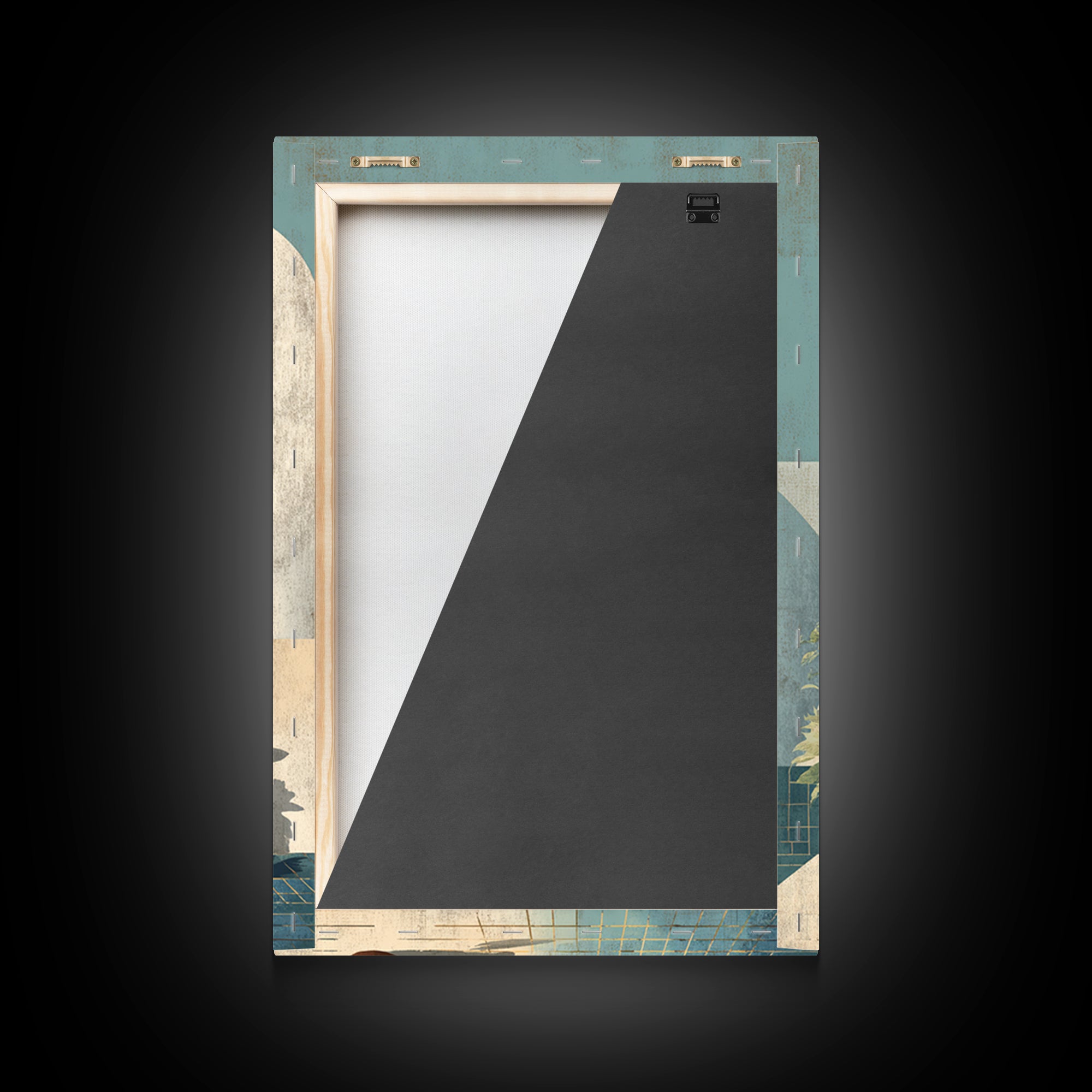 Neutral Rainbow Arches Framed Canvas Print, Boho Art, Room Decor, Living Room Decor, Fine Art, Bohemian, Printable, BOH-2x3-83