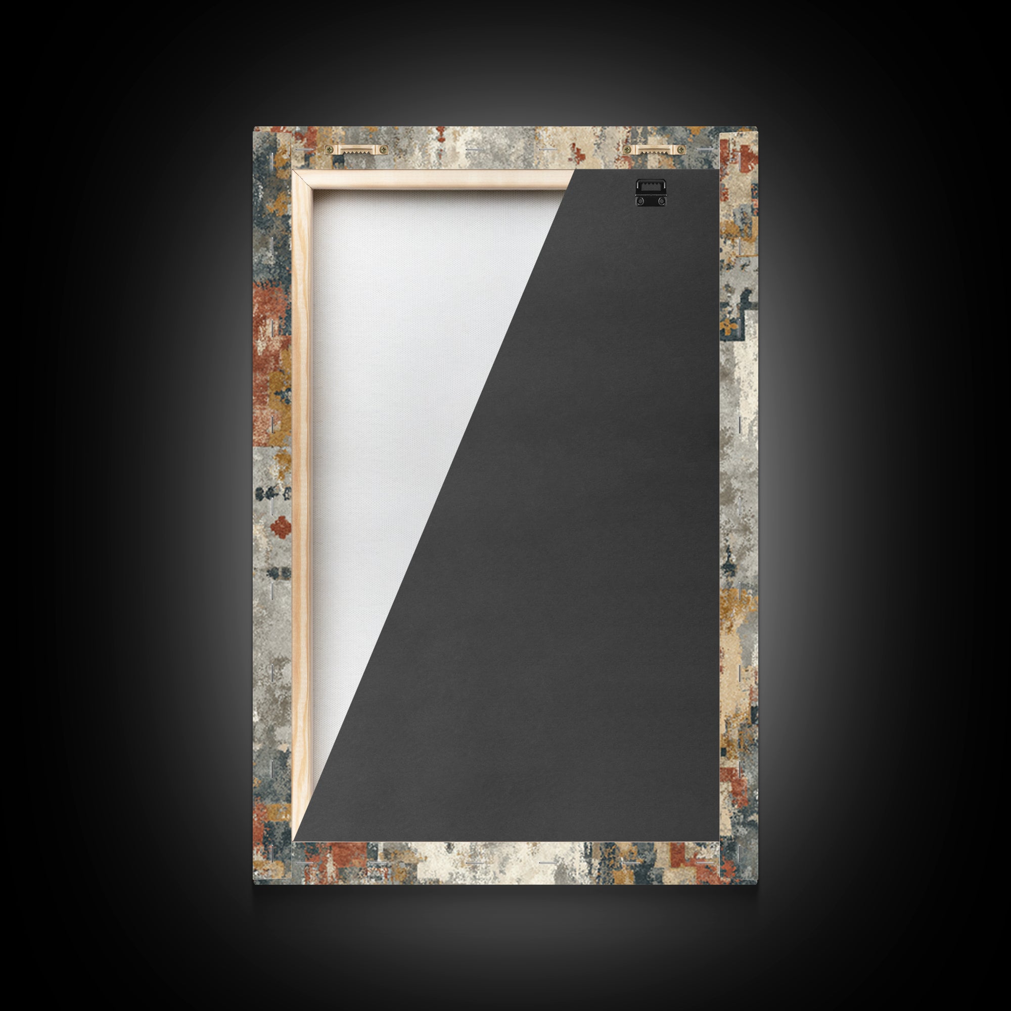 Tribal Neutral Pattern Framed Canvas Print, Boho Art, Printable Art, Living Room Decor, Fine Art, Bohemian, Neutral Decor, BOH-2x3-94