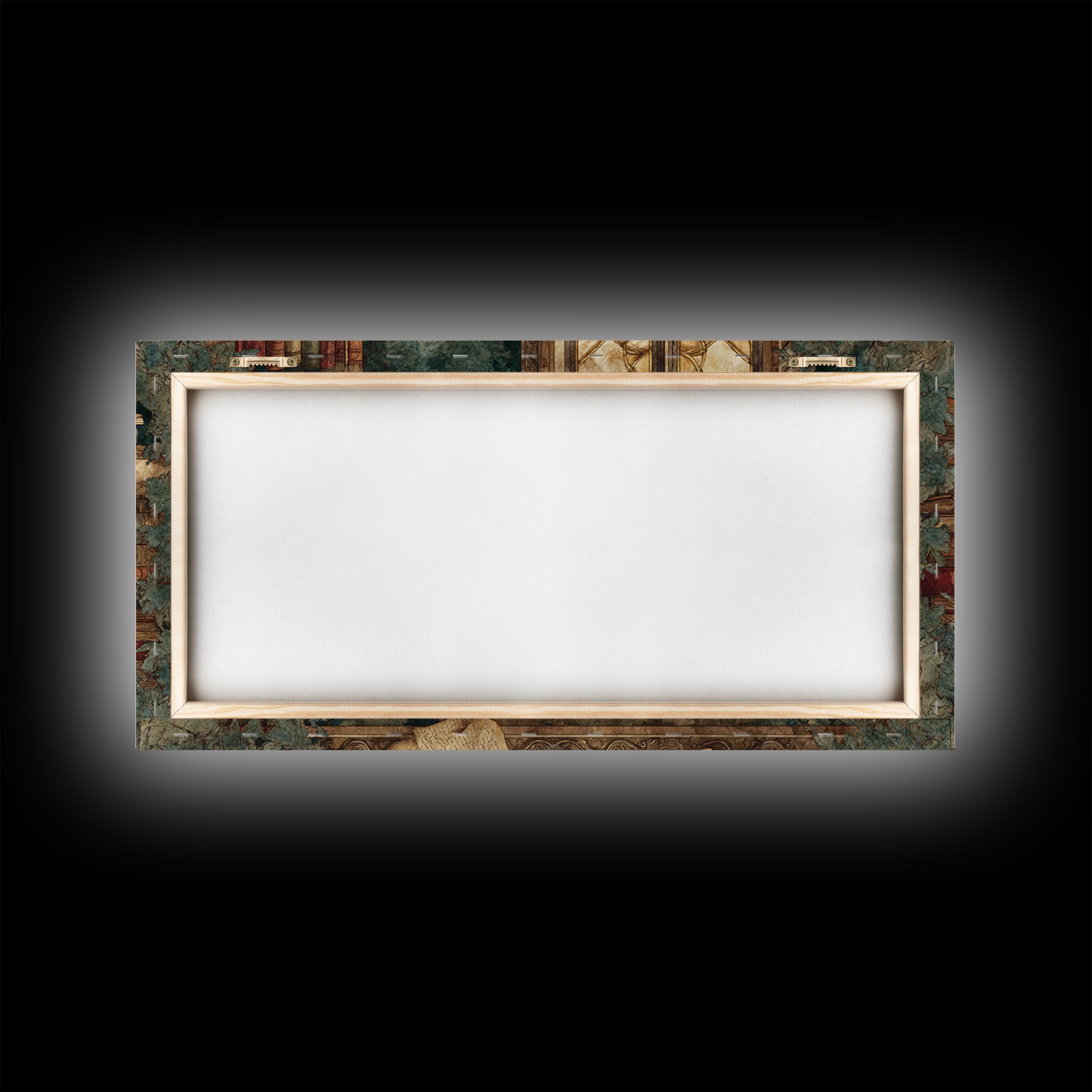 Renaissance Scholar Portrait Framed Canvas Print, Bookstore Art, Feminine Wall Art, Bookstore Decor, Fine Art, Literary, BOO-2x1-19