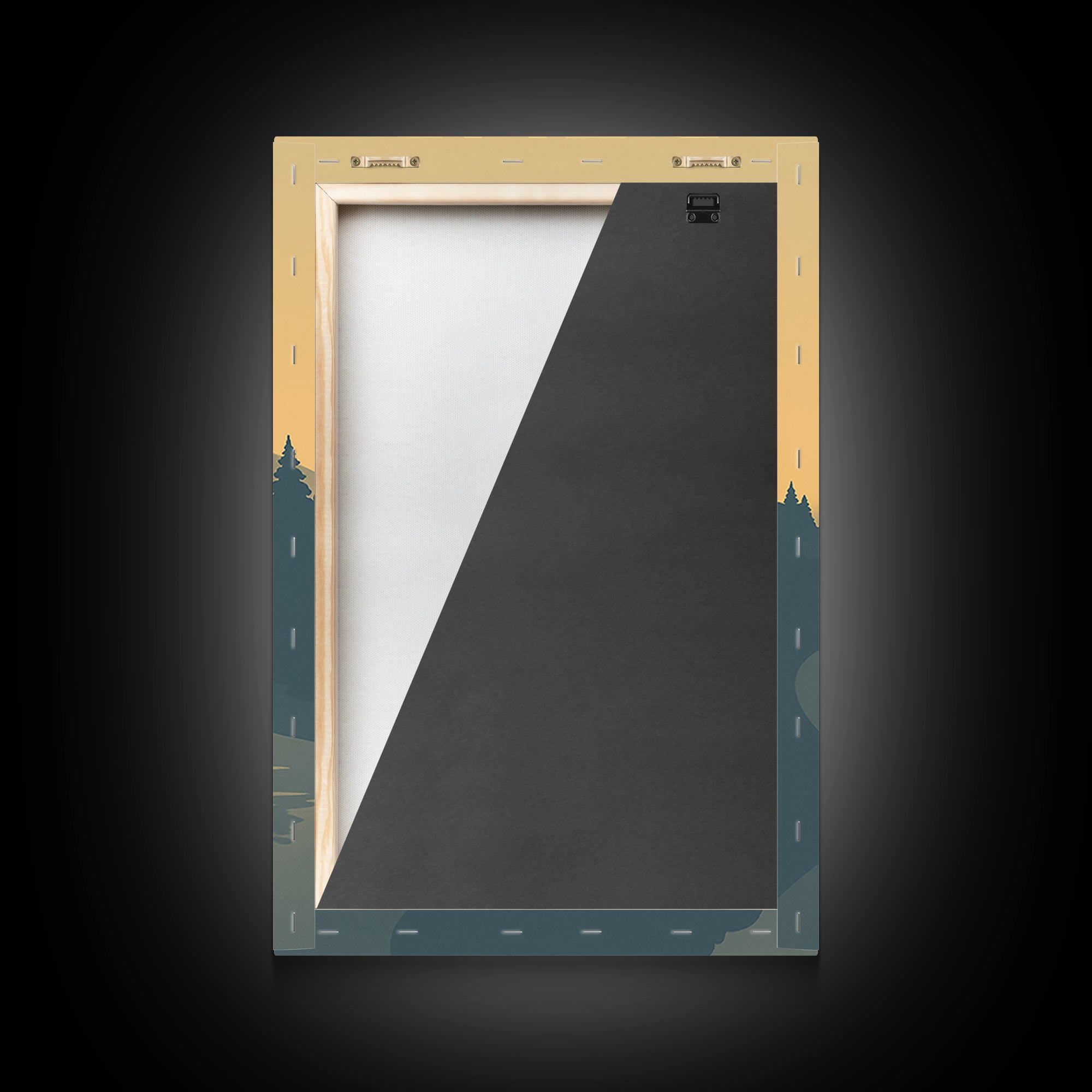 Bend Oregon Travel Poster, Canvas Print, Minimalist Retro Wall Art, Bend Wall Art, Wanderlust Decor, Gift For Travelers, City Art Print
