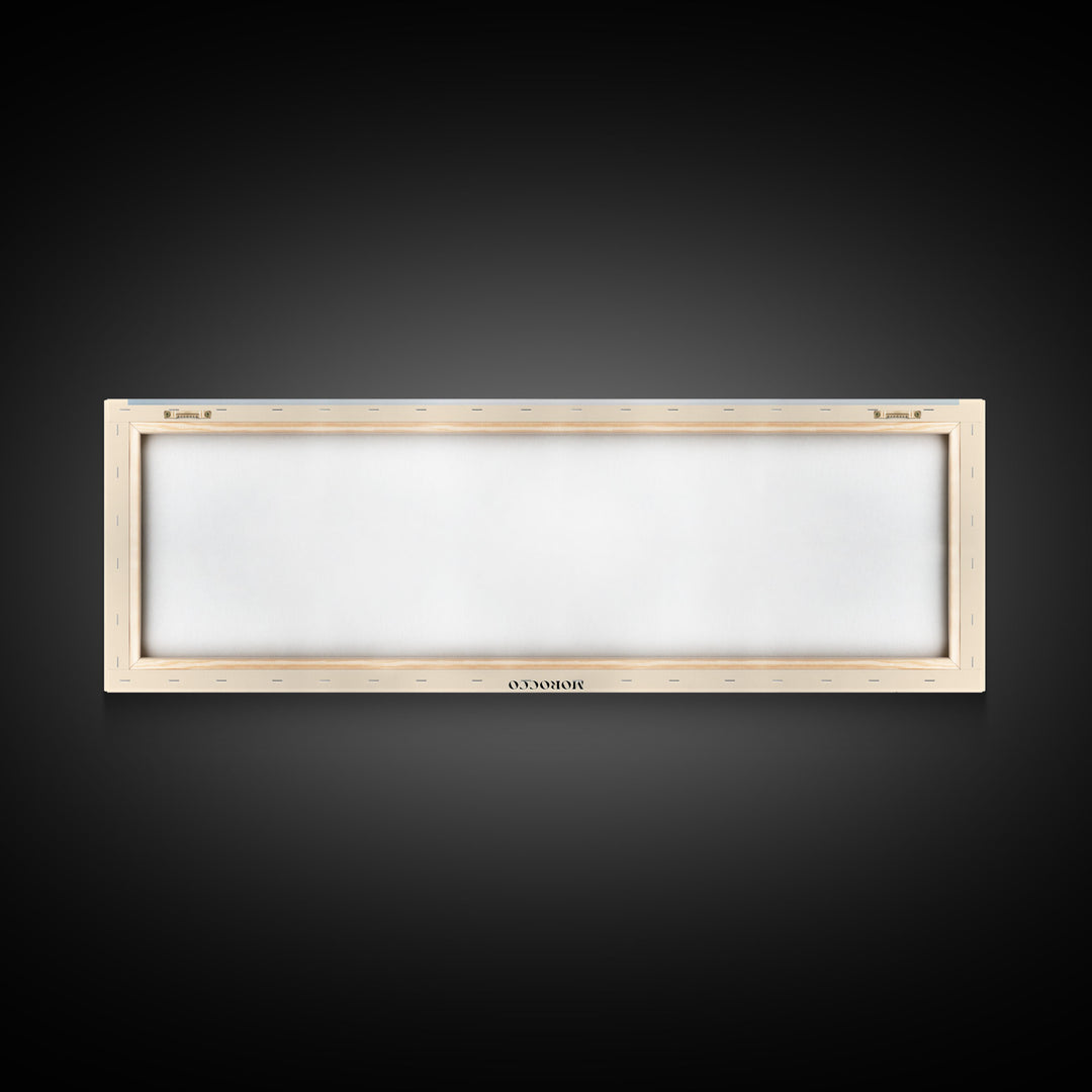 Beach of Taghazout, Morocco Watercolor Beach Print, Vacation Gift, Morocco Wall Art, Framed Canvas Print, Framed Beach Painting