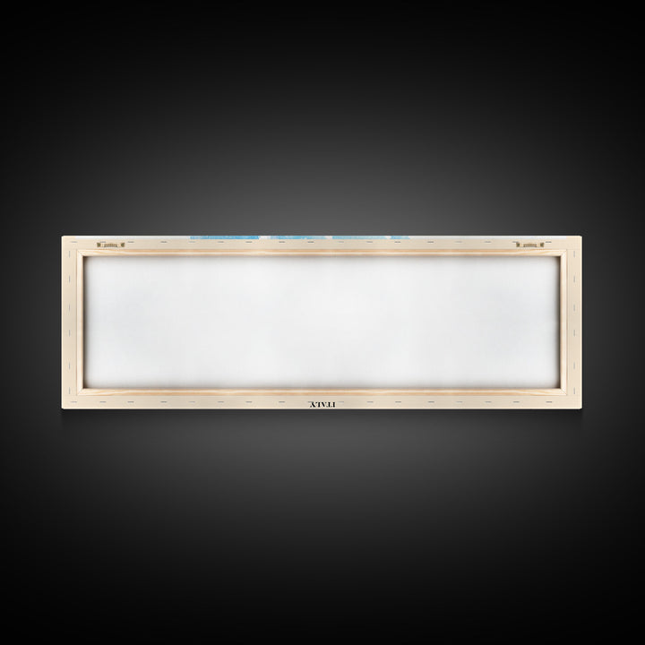 Favignana, Italy Watercolor Beach Print, Vacation Gift, Italy Wall Art, Framed Canvas Print, Framed Beach Painting