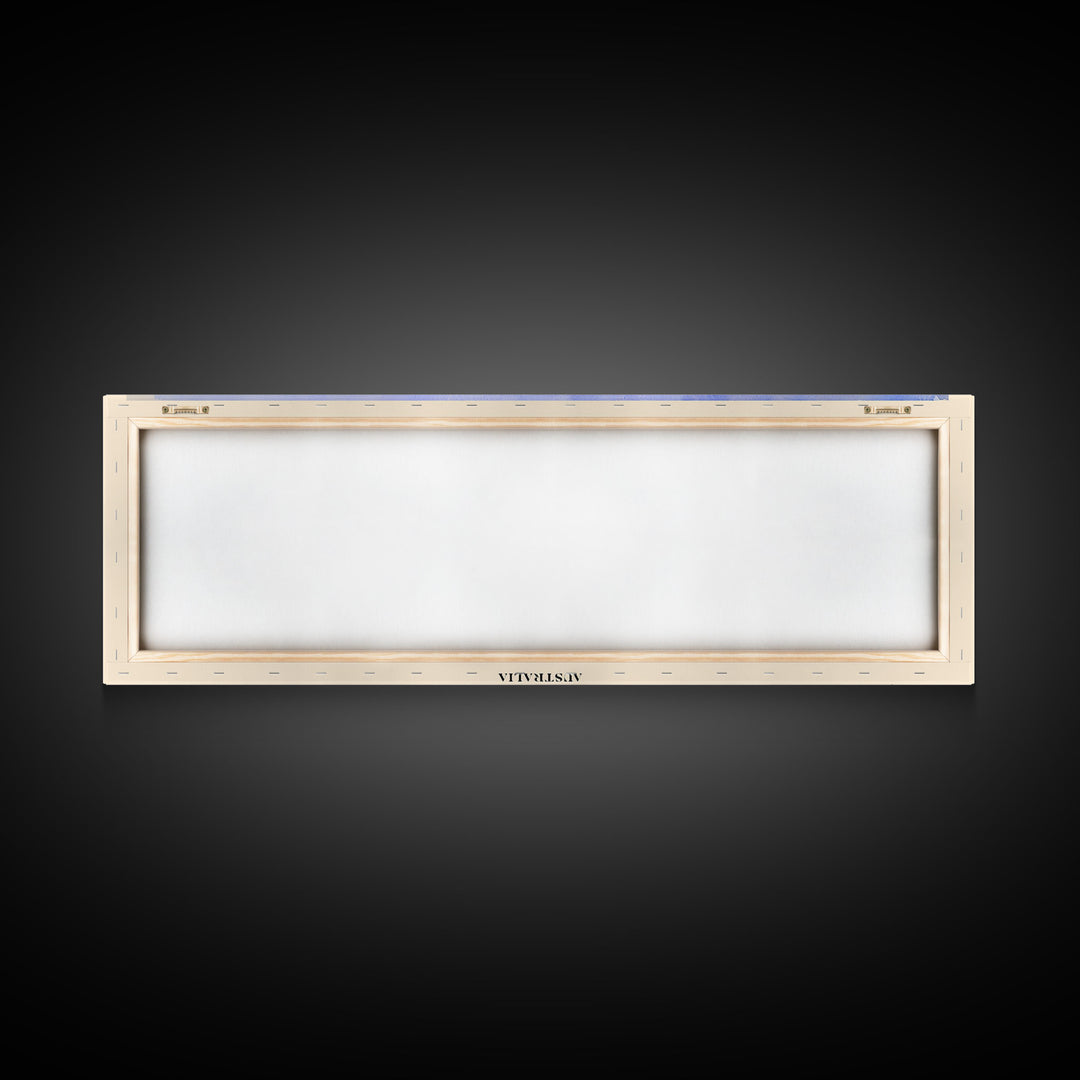 Freshwater Beach, Australia Watercolor Beach Print, Vacation Gift, Australia Wall Art, Framed Canvas Print, Framed Beach Painting