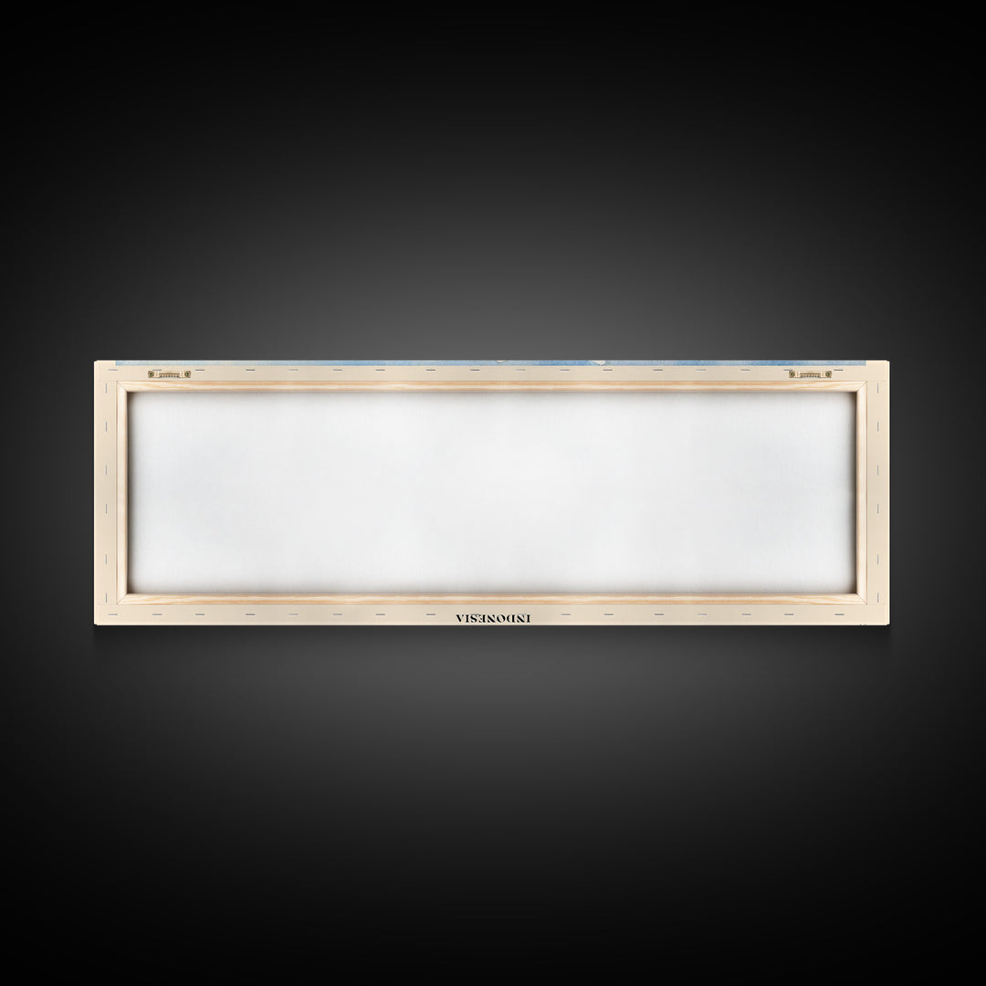 Gili Meno, Indonesia Watercolor Print, Vacation Gift, Indonesia Wall Art, Beach Painting, Beach Decor, Large Wall Art, Wood Frame Art