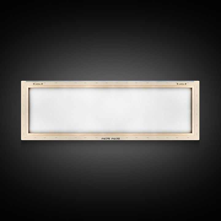 Golden Beach, Hong Kong Watercolor Print, Vacation Gift, Hong Kong Wall Art, Beach Painting, Beach Decor, Large Wall Art, Wood Frame Art