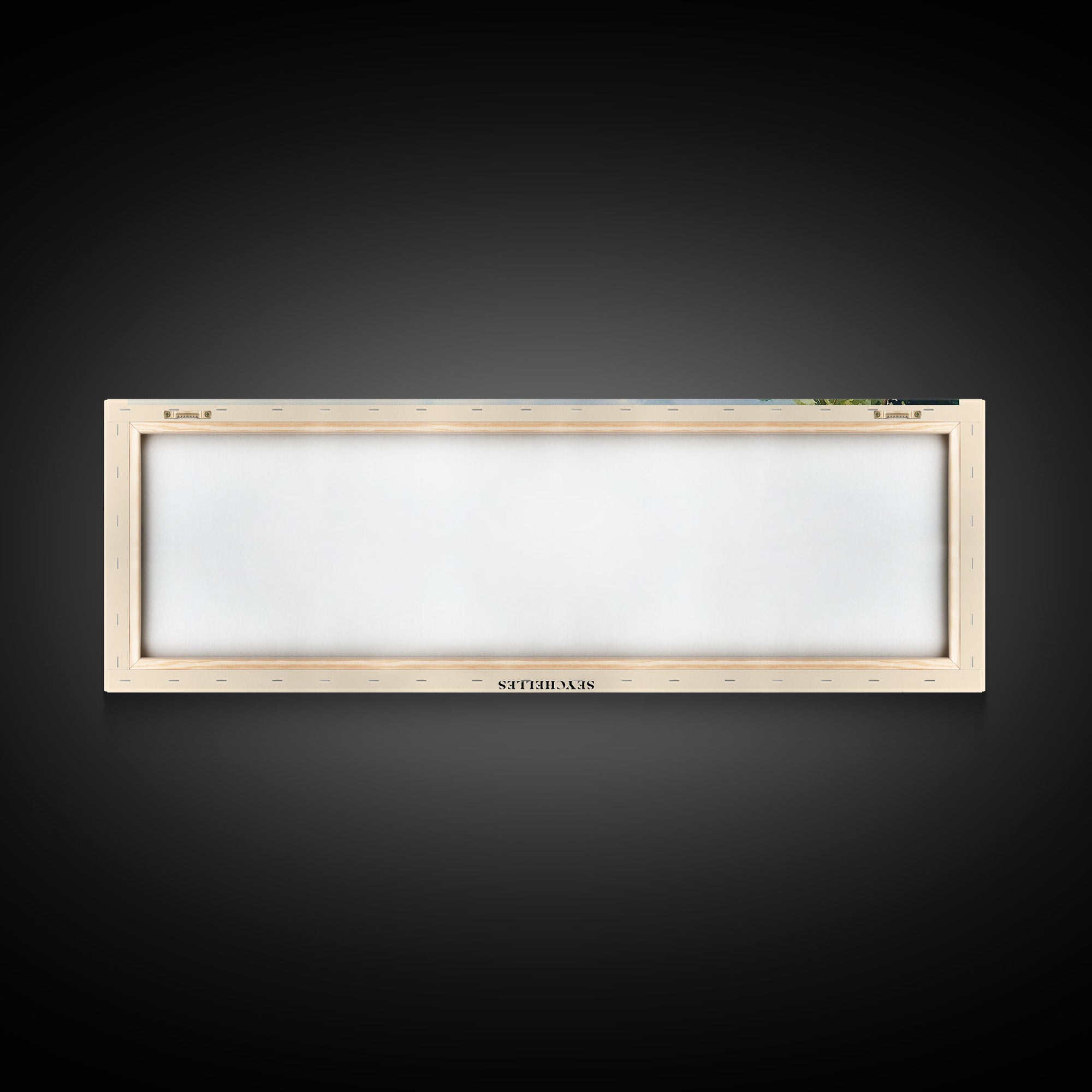 Grande Anse Beach, Seychelles Watercolor Print, Vacation Gift, Seychelles Wall Art, Beach Painting, Beach Decor, Large Wall Art, Wood Frame Art