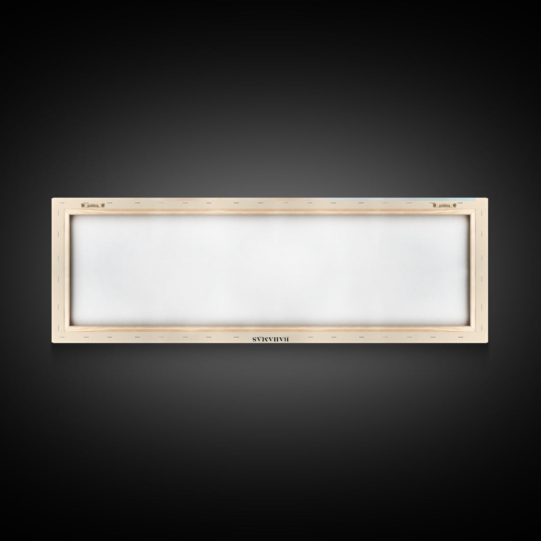 Hideaway Beach, Bahamas Watercolor Beach Print, Vacation Gift, Bahamas Wall Art, Framed Canvas Print, Framed Beach Painting