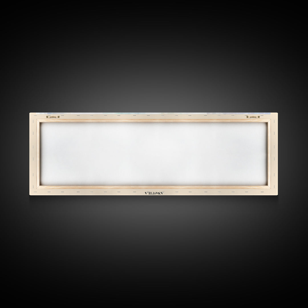 Island Harbour, Anguila Watercolor Print, Vacation Gift, Anguila Wall Art, Beach Painting, Beach Decor, Large Wall Art, Wood Frame Art