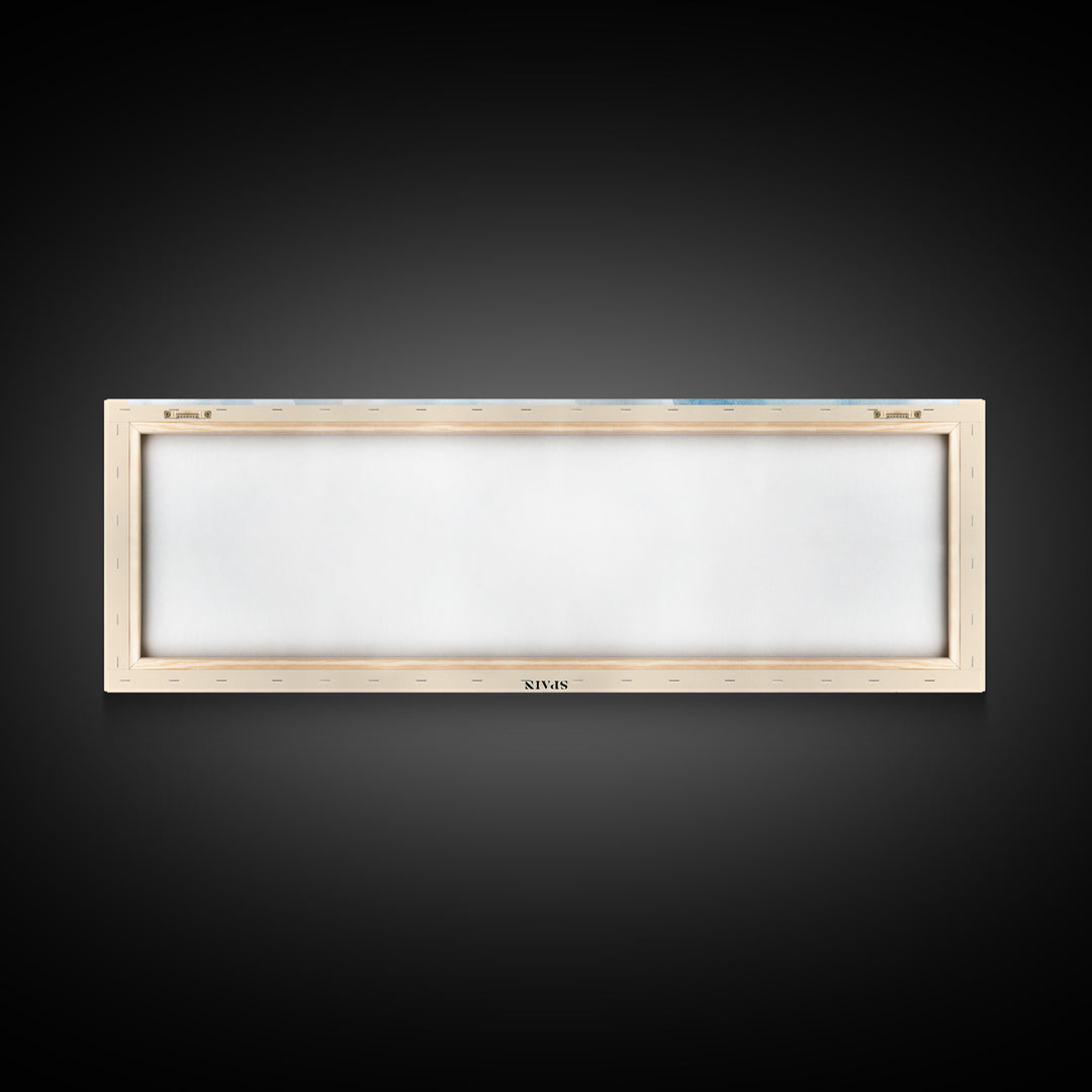 Island of Ons, Spain Watercolor Beach Print, Vacation Gift, Spain Wall Art, Framed Canvas Print, Framed Beach Painting