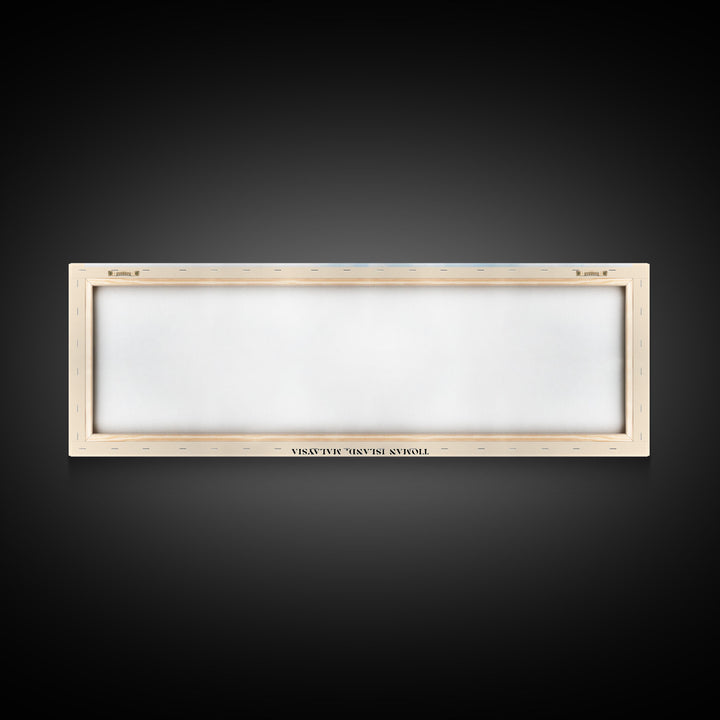 Juara Beach, Tioman Island, Malaysia Watercolor Print, Vacation Gift, Tioman Island, Malaysia Wall Art, Beach Painting, Beach Decor, Large Wall Art, Wood Frame Art