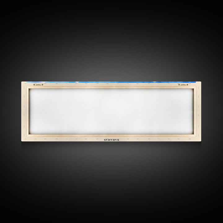 Junkanoo Beach, Bahamas Watercolor Print, Vacation Gift, Bahamas Wall Art, Beach Painting, Beach Decor, Beach Or Lakehouse Art