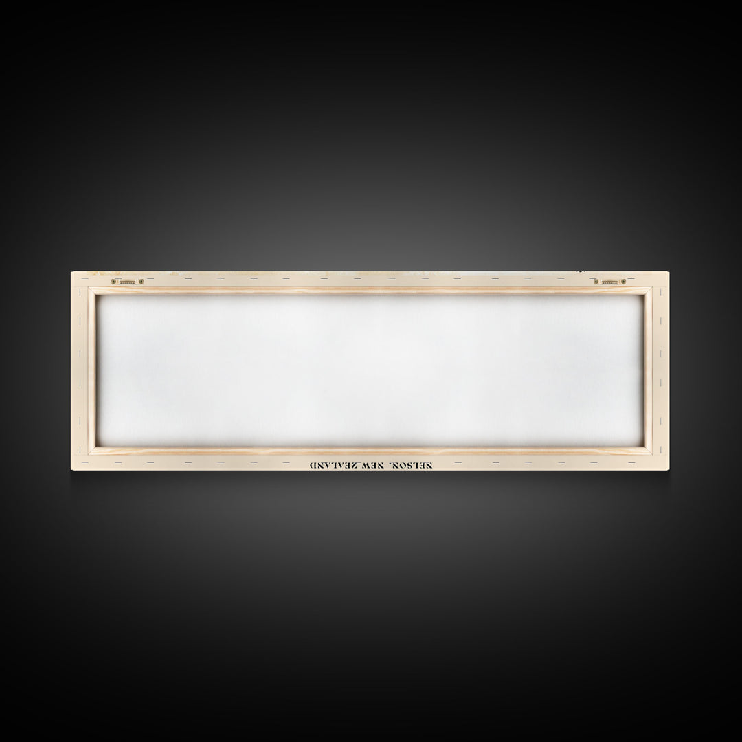 Kaiteriteri Beach, Nelson, New Zealand Watercolor Print, Vacation Gift, Nelson, New Zealand Wall Art, Beach Painting, Beach Decor, Large Wall Art, Wood Frame Art