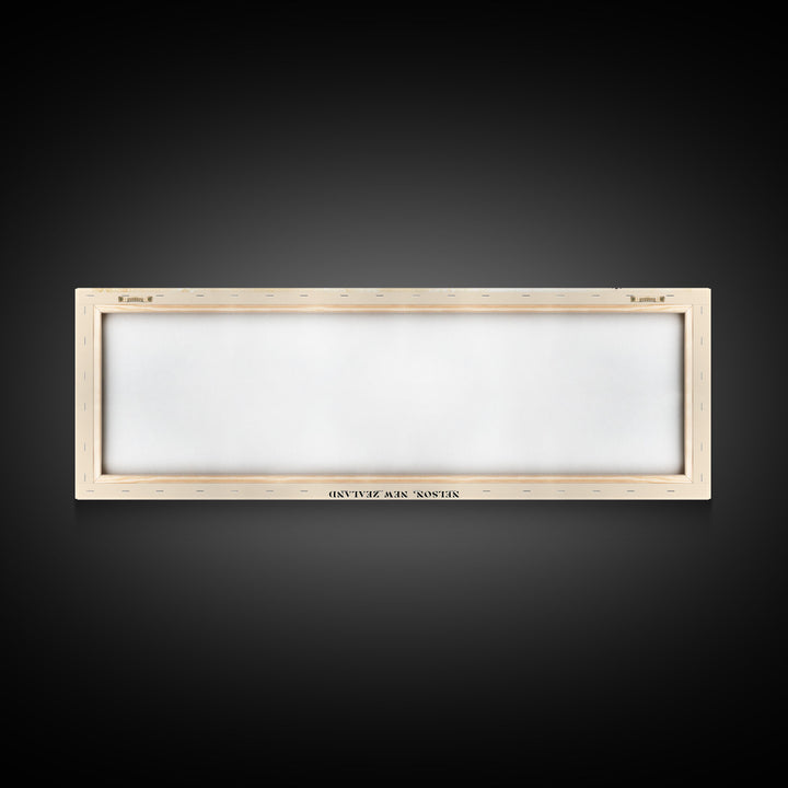 Kaiteriteri Beach, Nelson, New Zealand Watercolor Print, Vacation Gift, Nelson, New Zealand Wall Art, Beach Painting, Beach Decor, Large Wall Art, Wood Frame Art