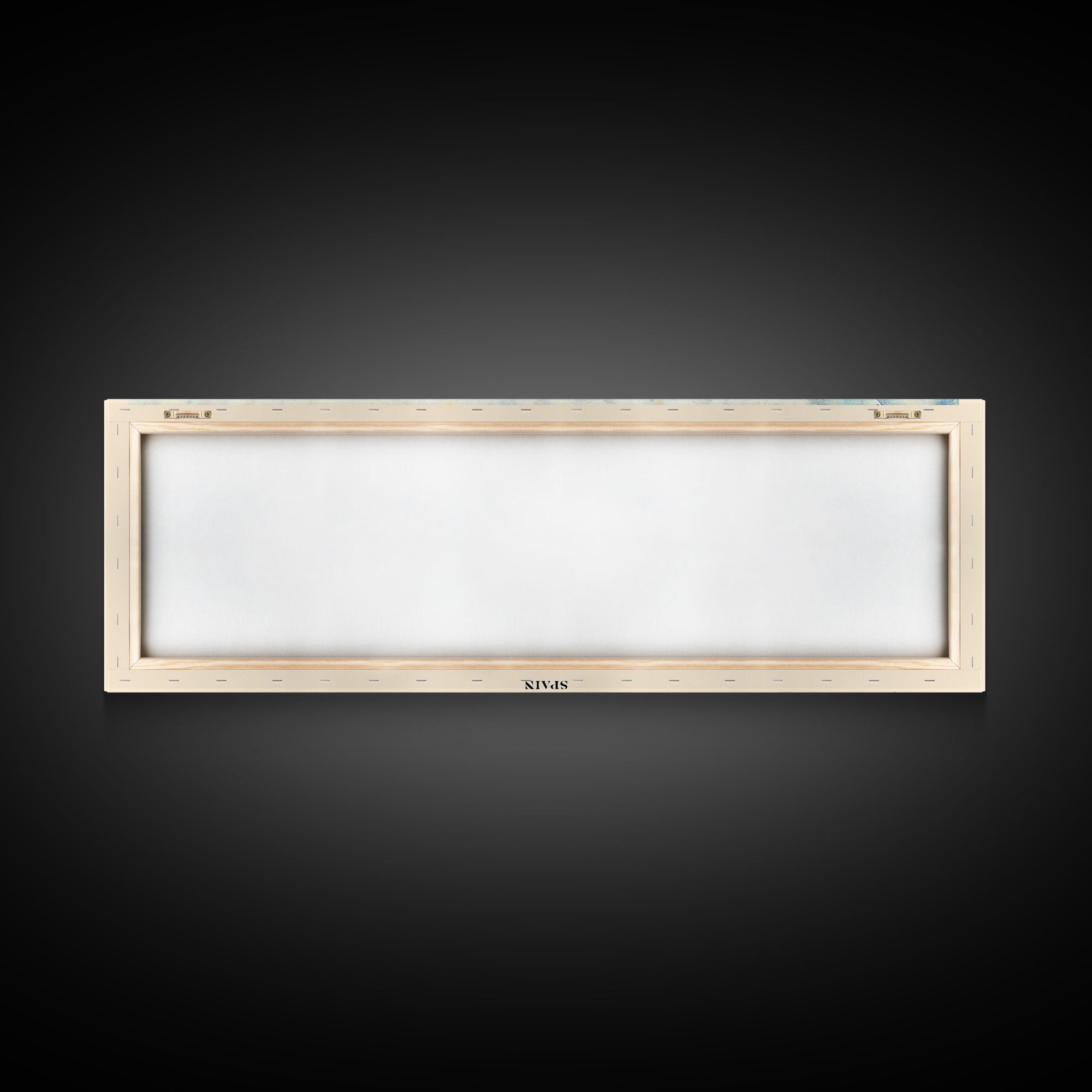 Las Salinas, Spain Watercolor Print, Vacation Gift, Spain Wall Art, Beach Painting, Beach Decor, Large Wall Art, Wood Frame Art