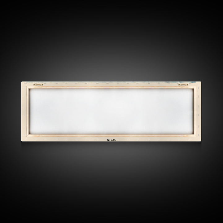 Las Salinas, Spain Watercolor Print, Vacation Gift, Spain Wall Art, Beach Painting, Beach Decor, Large Wall Art, Wood Frame Art