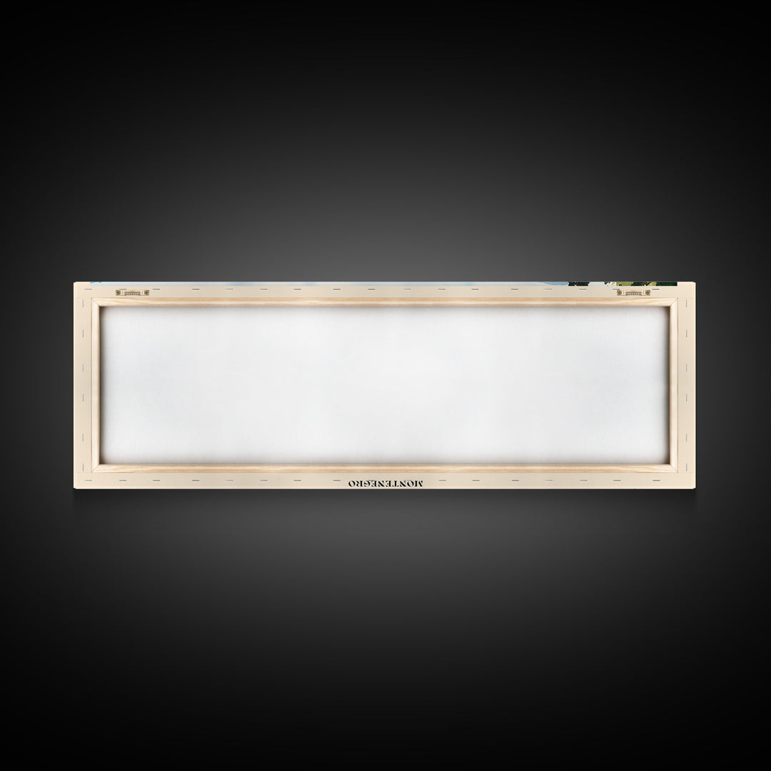 Lucice Beach, Montenegro Watercolor Beach Print, Vacation Gift, Montenegro Wall Art, Beach Painting, Beach Decor, Beach Painting