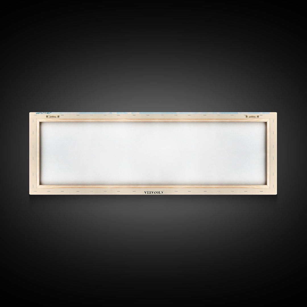 Mala Kolombarica, Croatia Watercolor Beach Print, Vacation Gift, Croatia Wall Art, Framed Canvas Print, Framed Beach Painting