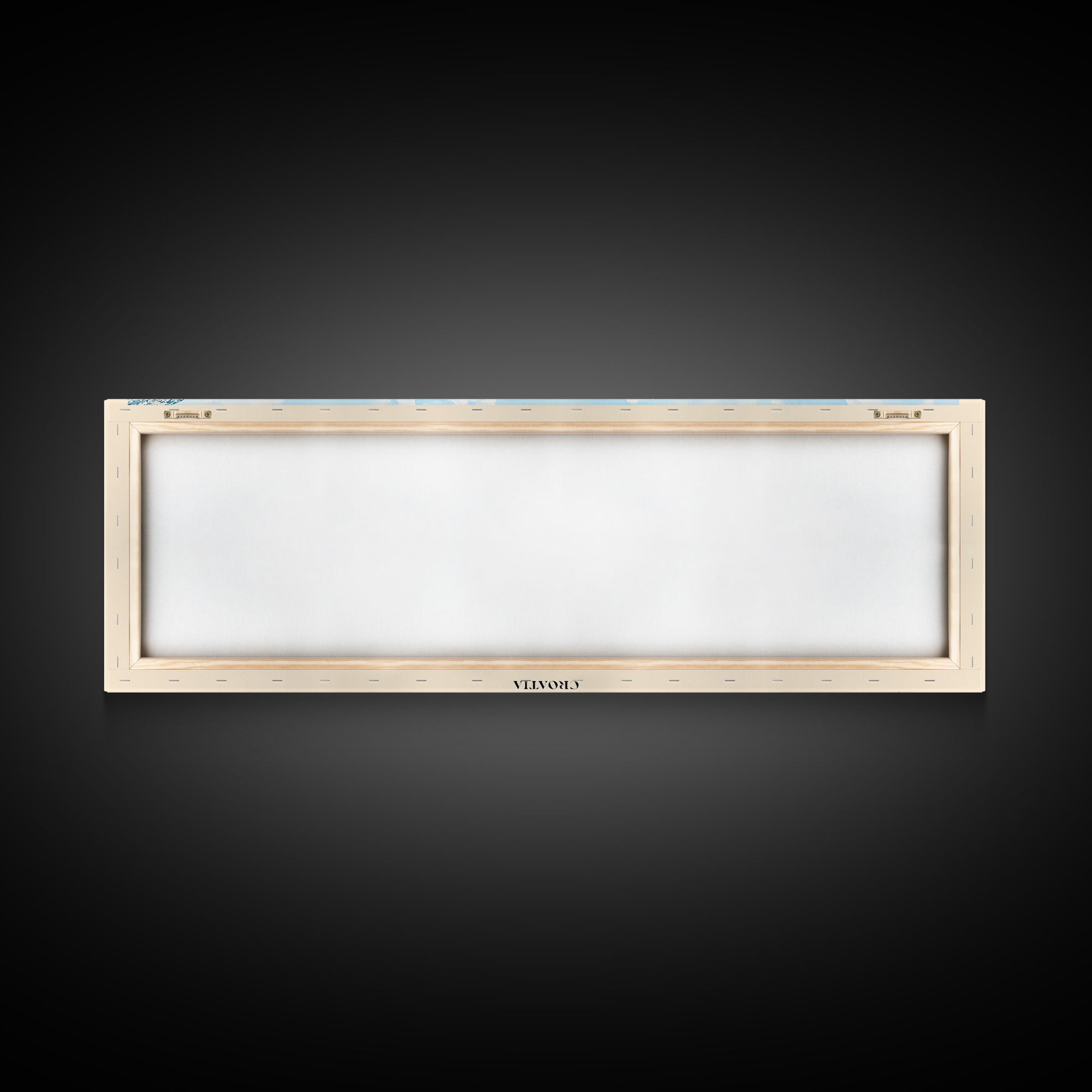 Mala Kolombarica, Croatia Watercolor Beach Print, Vacation Gift, Croatia Wall Art, Framed Canvas Print, Framed Beach Painting