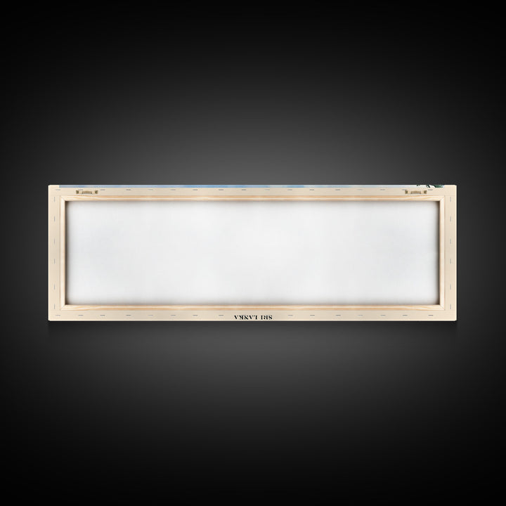 Marakolliya, Sri Lanka Watercolor Beach Print, Vacation Gift, Sri Lanka Wall Art, Framed Canvas Print, Framed Beach Painting