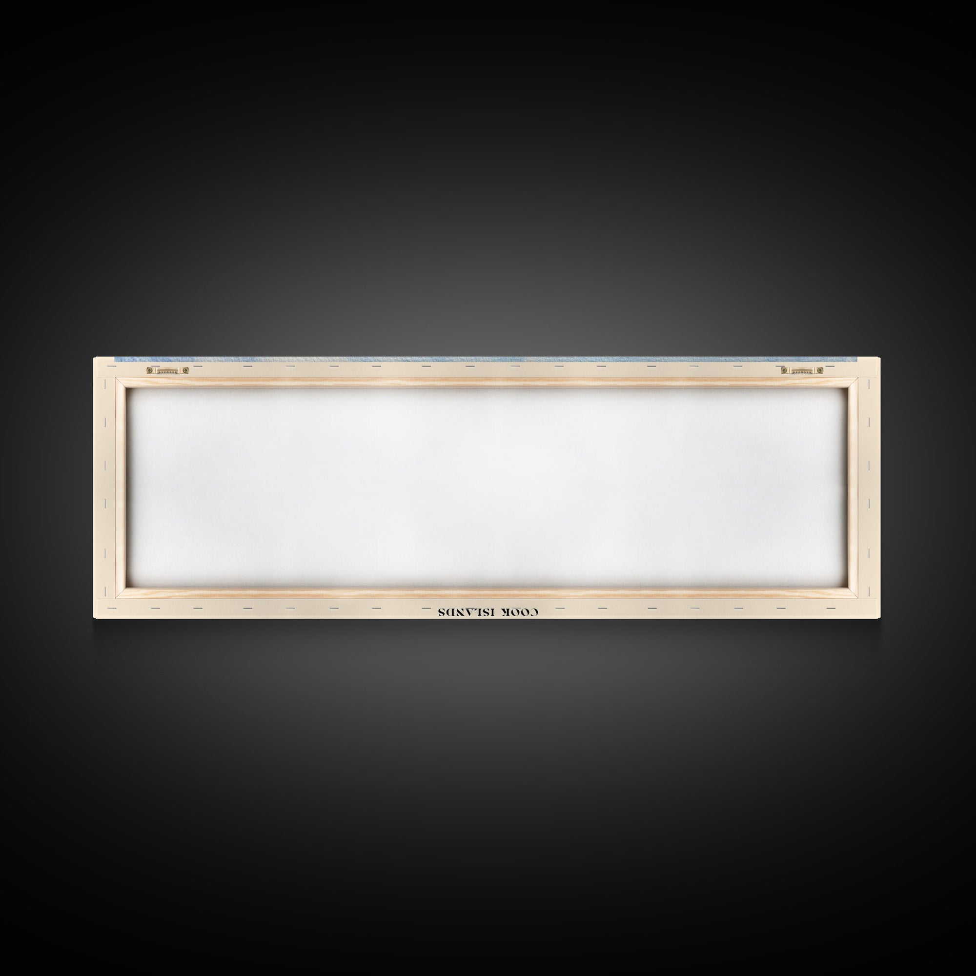 One Foot Island, Cook Islands Watercolor Beach Print, Vacation Gift, Cook Islands Wall Art, Framed Canvas Print, Framed Beach Painting