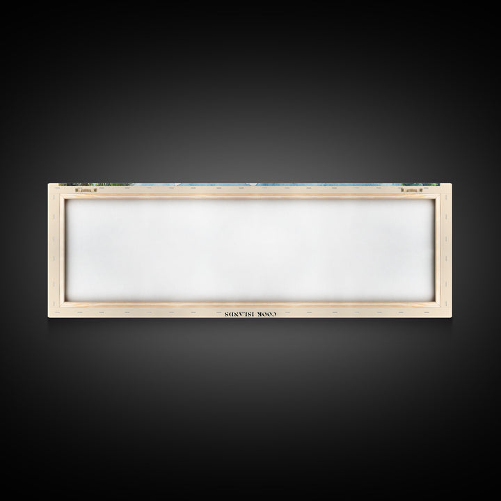 Ootu Beach, Cook Islands Watercolor Print, Vacation Gift, Cook Islands Wall Art, Vacation Wall Art, Vacatation Memories, Beach Decor, Beach Or Lakehouse Art