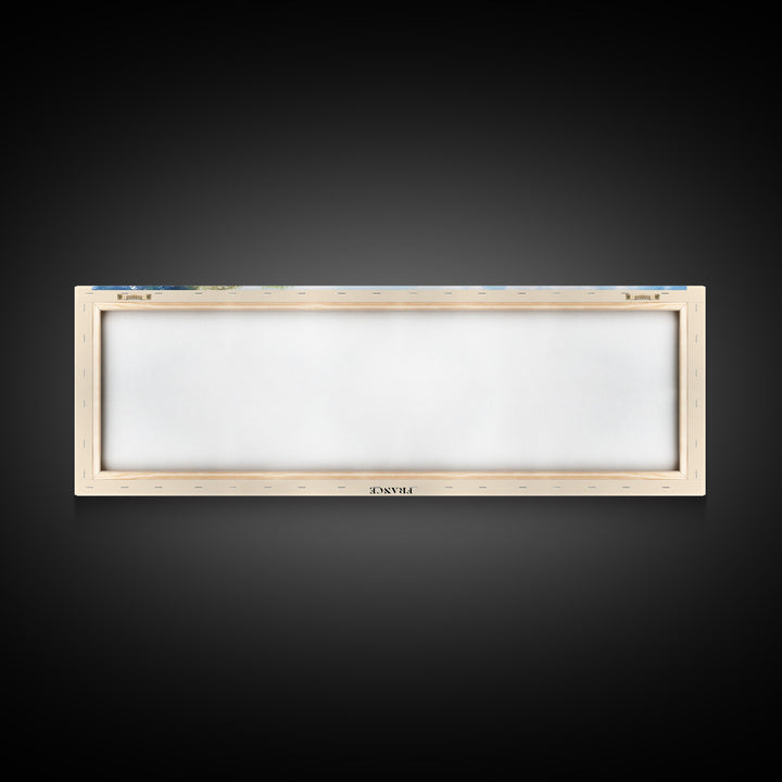 Pampelonne Beach, France Watercolor Print, Vacation Gift, France Wall Art, Beach Painting, Beach Decor, Large Wall Art, Wood Frame Art