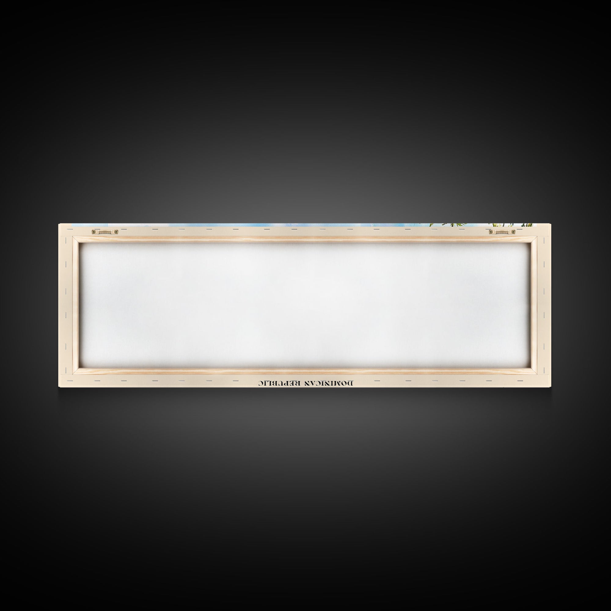 Playa Fronton, Dominican Republic Watercolor Print, Vacation Gift, Dominican Republic Wall Art, Beach Painting, Beach Decor, Large Wall Art, Wood Frame Art