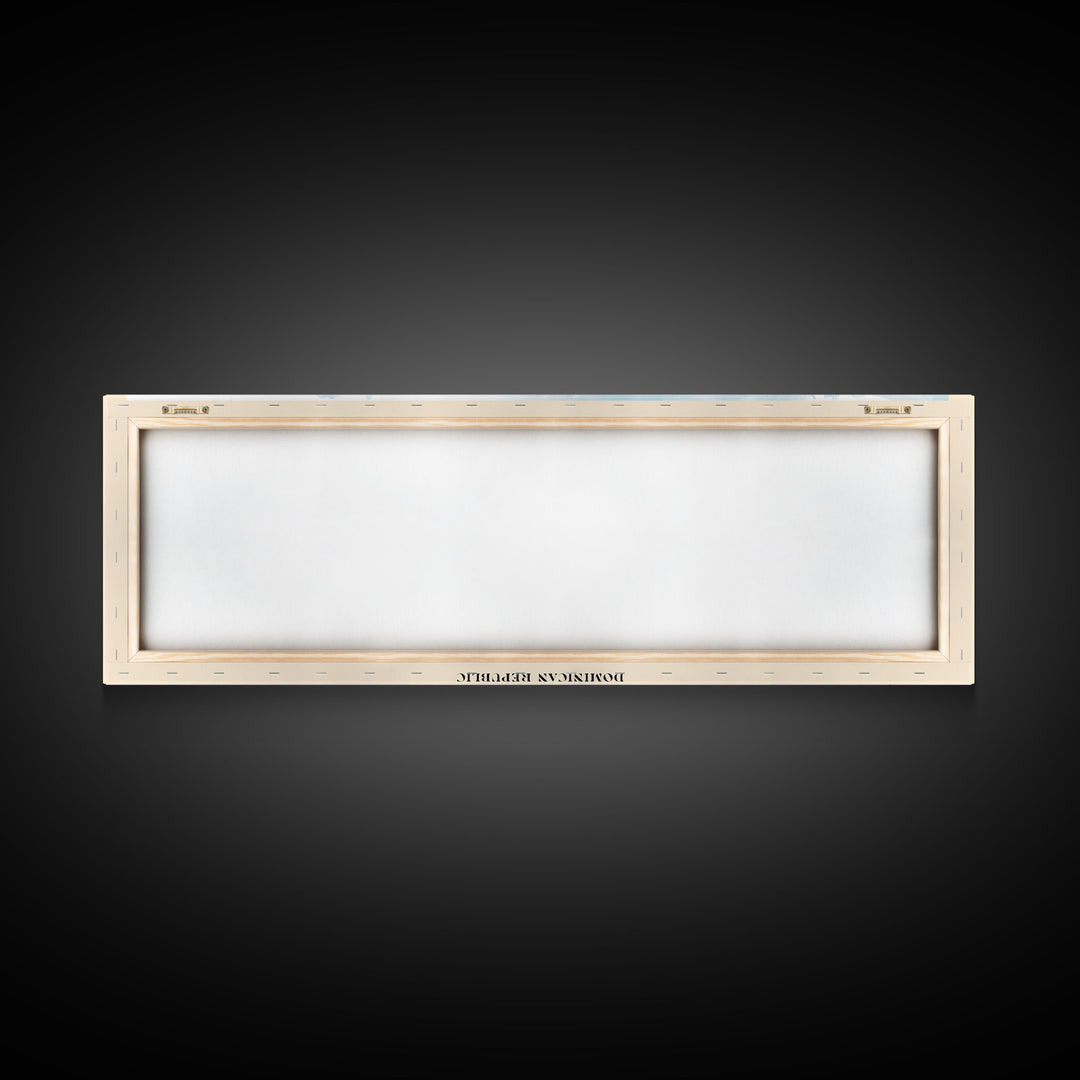 Playa Grande, Dominican Republic Watercolor Beach Print, Vacation Gift, Dominican Republic Wall Art, Framed Canvas Print, Framed Beach Painting